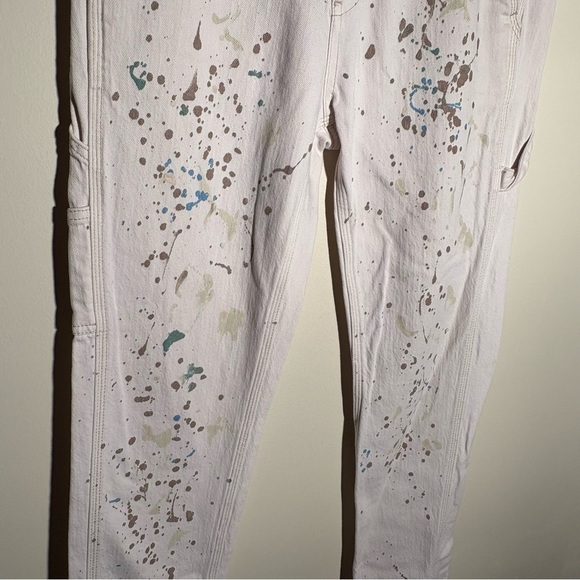Pilcro And The Letterpress Paint Splattered Work Pants - Picture 3 of 14